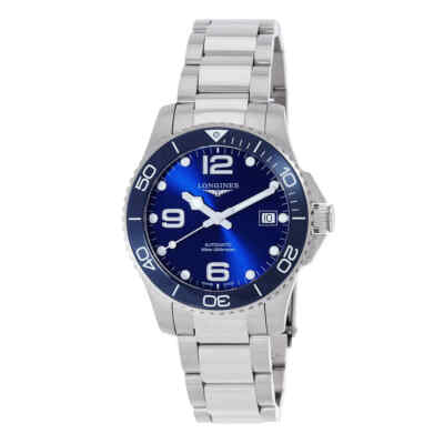 Мужские часы Longines HydroConquest с автоматическим синим циферблатом L3.780.4.96.6