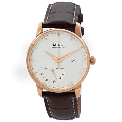 Мужские часы Mido Baroncelli с автоматическим серебряным циферблатом M86053118