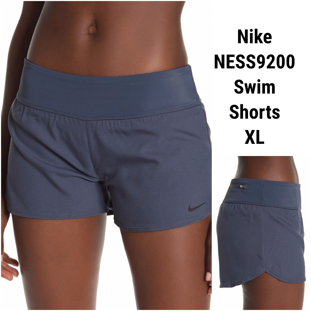 nike women's solid element swim board shorts