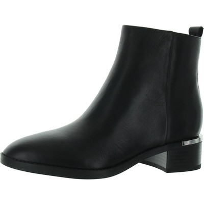 Женские ботильоны Calvin Klein DONOVI из черной кожи 6 Medium (B,M) BHFO 5264
