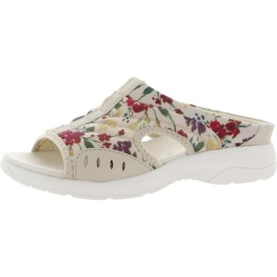 

Женские туфли без шнуровки Easy Spirit Traciee 2 с открытым носком и цветочным принтом BHFO 3154, Light natural, Traciee 2