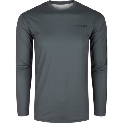 Drake Waterfowl Performance Crew Solid Long Sleeve Shirt