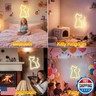 Cute Cat Neon Sign, Warm White Cat Kitty Led Neon Lights Powered by USB or Battery for Home, Kids Room, Living Room Wall Decor, Birthday Christmas Party and Festival Gift