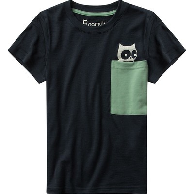 

Футболка Namuk Pluto Merino с карманами - Детская, True navy/northern lights, Namuk