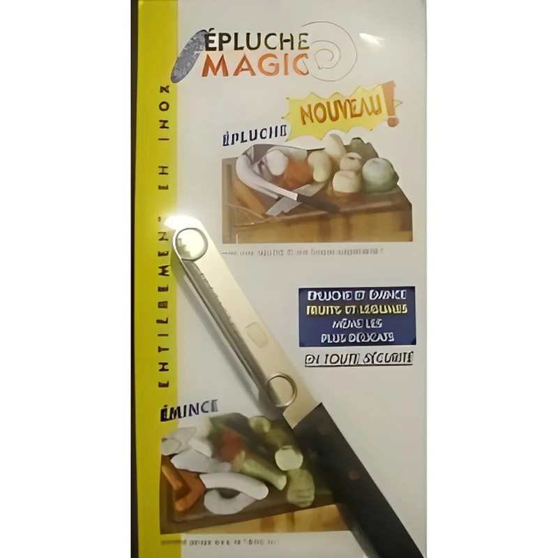 Epluche Magique Econome Inox Legume Fruits Emince