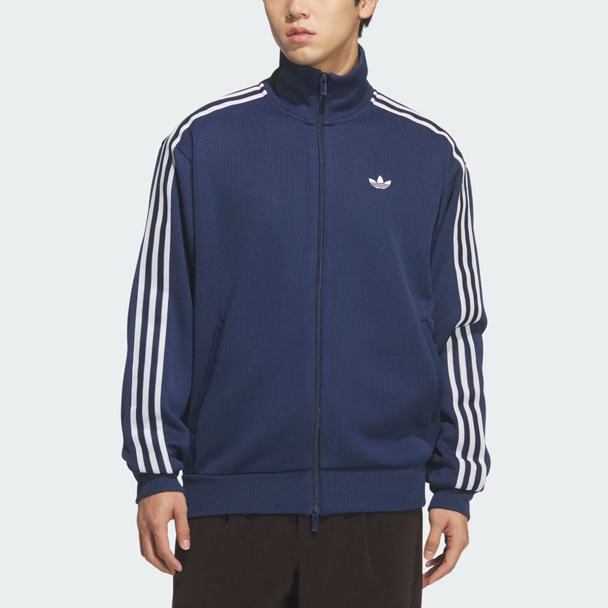 Adidas Originals Mens FIREBIRD KNIT TRACKTOP JACKET KQ5499 Night Indigo ASIAN