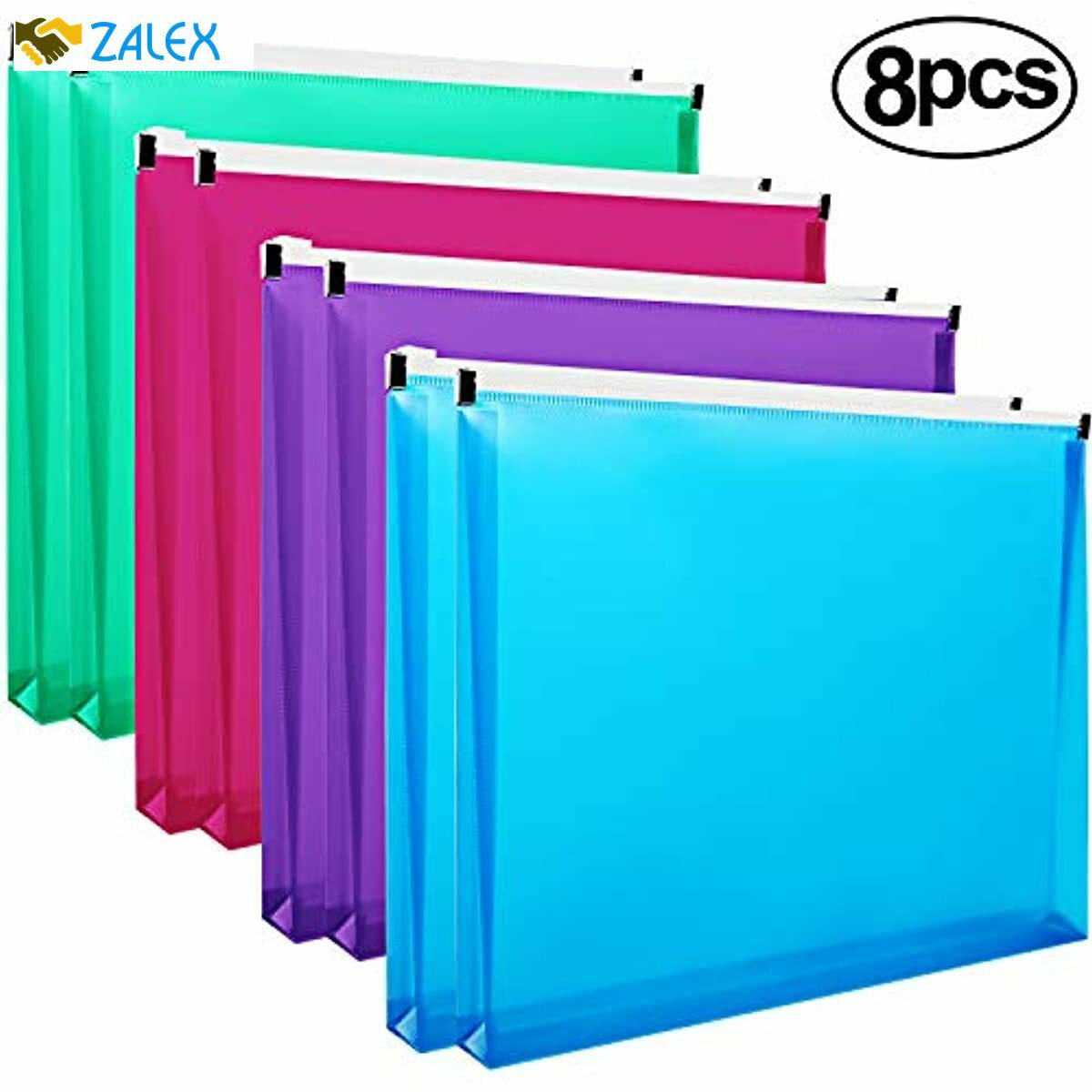 plastic zip folder