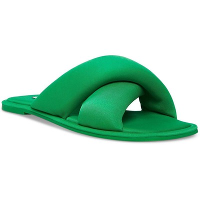 Женские босоножки Steve Madden Dixie Green Slide, размер 6, средний (B,M), BHFO 8499