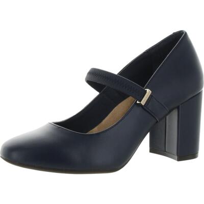 

Giani Bernini Женские туфли без шнуровки из искусственной кожи Cibyl на каблуке Mary Jane BHFO 0518, Deep navy smooth, Cibyl