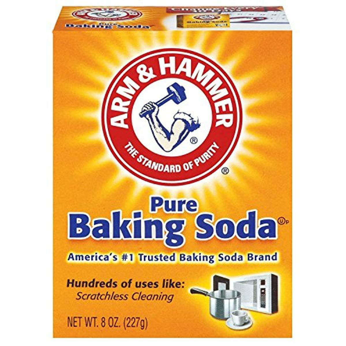 Pure Baking Soda Sodium Bicarbonate Bi Carb Powder Arm And Hammer 227g American eBay