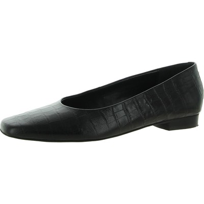 

Черные женские лоферы с тиснением Trotters Honor 9, средний (B,M) BHFO 2155, Black crocodile