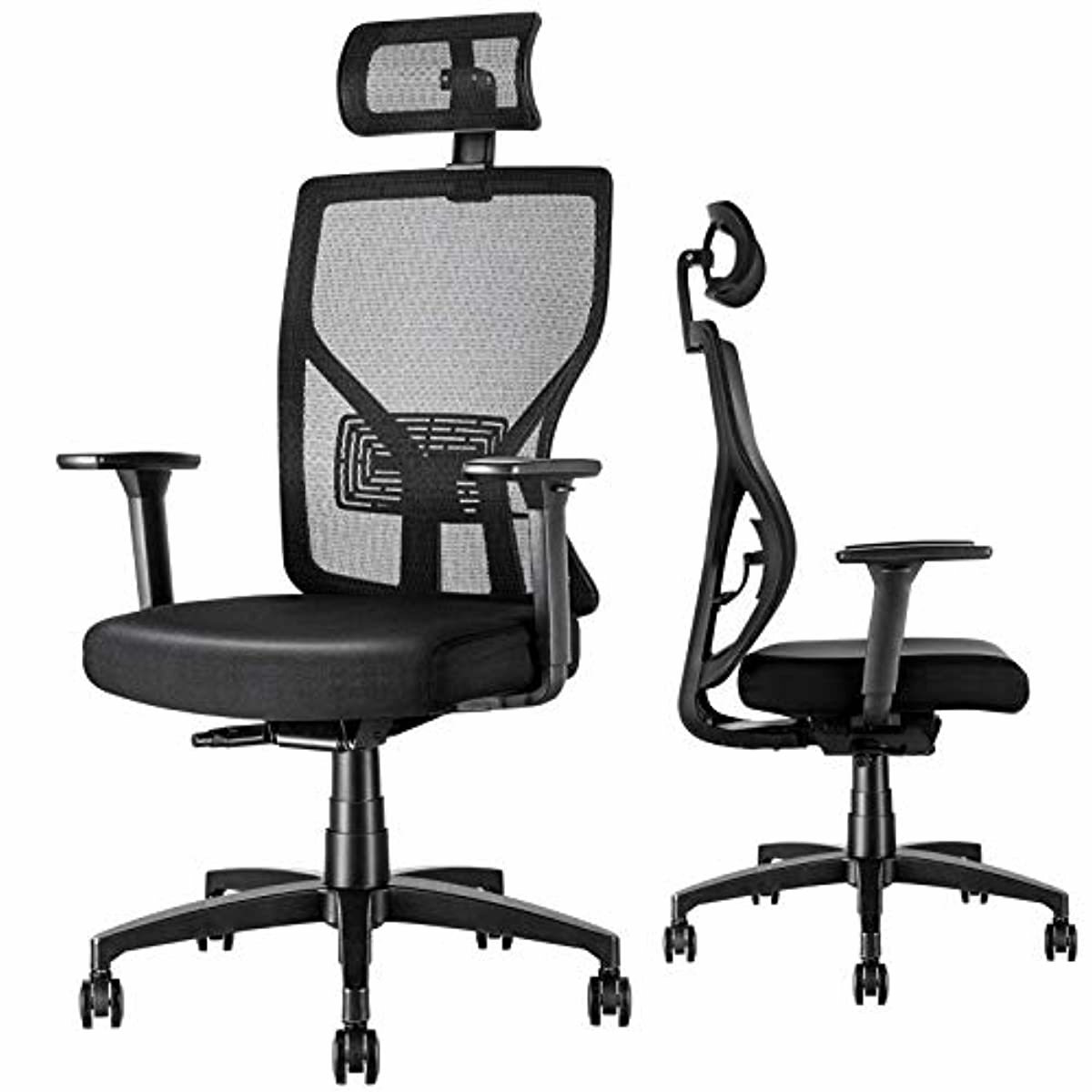 Molents Office Desk Chair Ergonomic Task Chair Breathable Mesh Adjustable Lumba Ebay