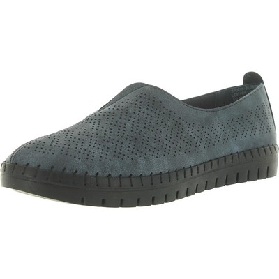 

Easy Street Womens Jory Blue Slip-On Sneakers Shoes 8 Wide (C, D, W) BHFO 2311, Navy, Jory