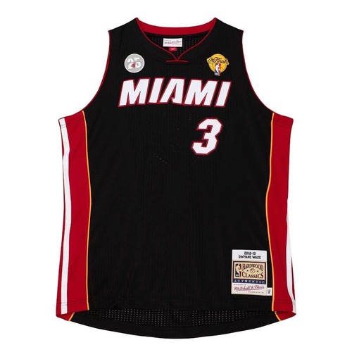 

MITCHELL - NESS NBA ROAD FINALS JERSEY MIAMI HEAT 2012 DWYNE WADE, Черный