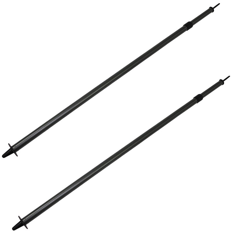 2 Universel ZeltstÃ¤Be Aluminium 70-130 Cm TÃ©LÃ©Scope Piquets ZeltgestÃ¤Nge