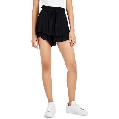 Повседневные шорты с высокой посадкой Kingston Grey Womens Black Juniors XL BHFO 3437