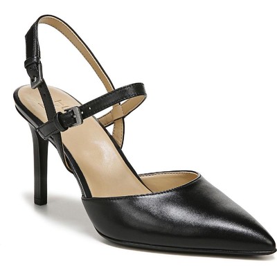 

Naturalizer Женские черные кожаные туфли-лодочки Adalyn шириной 9,5 (C, D, W) BHFO 9466, Черный