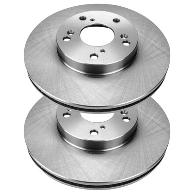 Front Brake Rotors Pair 2 for Honda Civic Accord Element Insight CR-Z Acura ILX