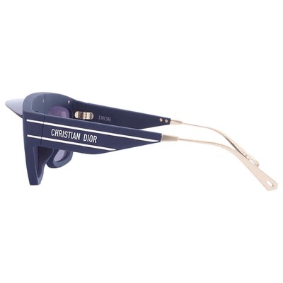 Pre-owned Dior Blue Logo Shield Men's Sunglasses Club M7u 31b8 141 Club M7u 31b8