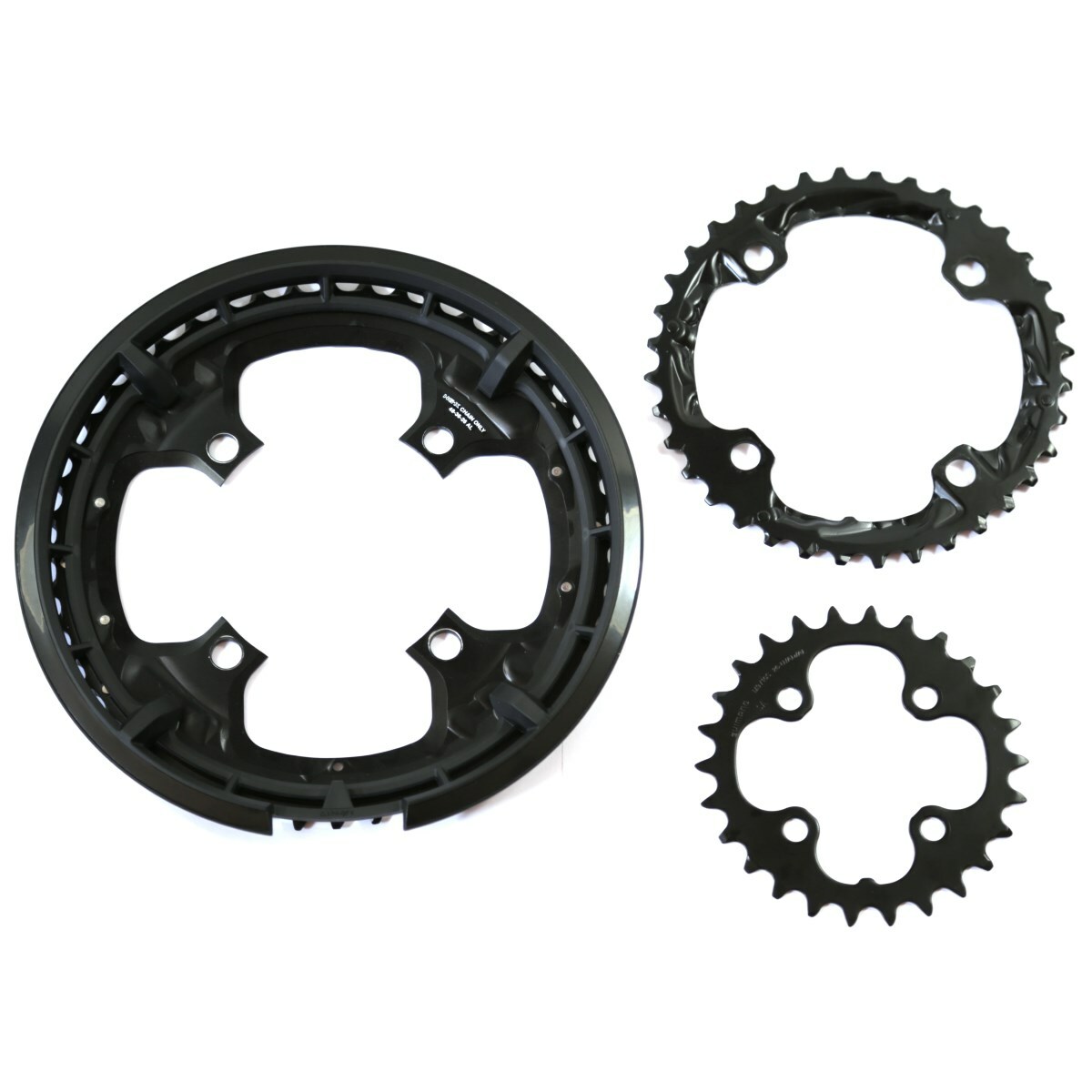 SHIMANO Deore FC-T6010 Kettenblattset 48-36-26 Zähne Kettenschutz 10-fach Trekki