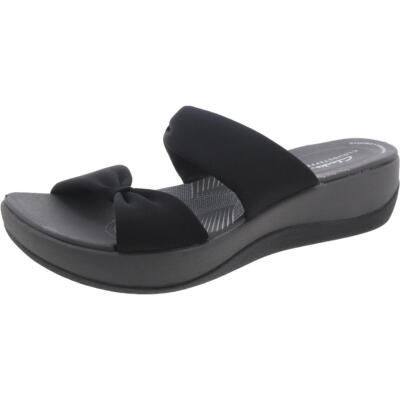 Женские босоножки Clarks ARLA COAST с открытым носком и круглым носком, удобные босоножки-горки, BHFO 3492