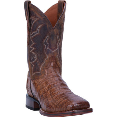 Pre-owned Dan Post Men's Kingsly Bay Apache & Chocolate Western Boots Dp4807 In Brown