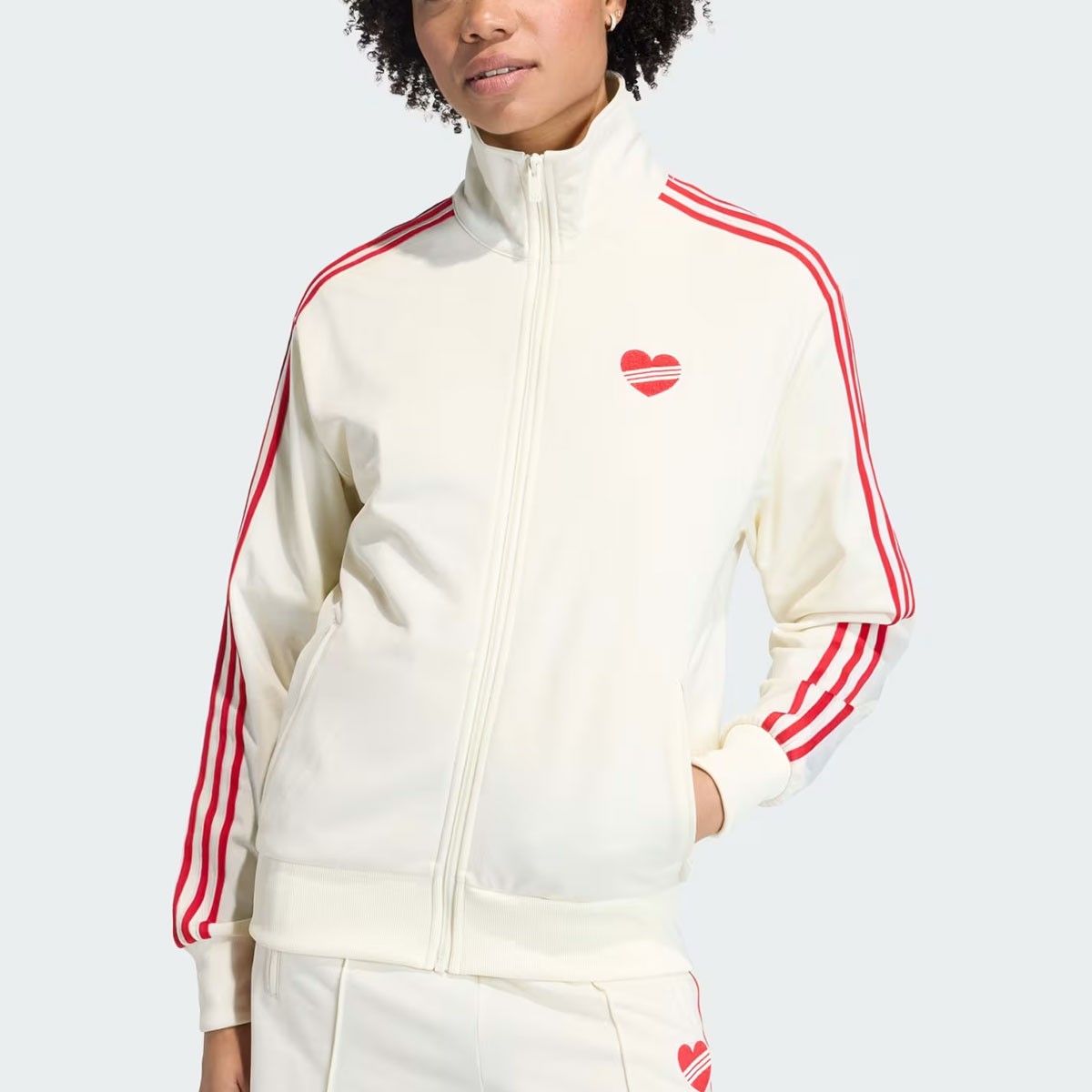 Adidas Originals Womens FIREBIRD LOOSE TRACKTOP JACKET KQ8075 Cream White ASIAN