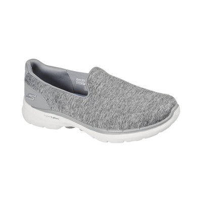 

Skechers Womens Go Walk 6 Серые слипоны 9,5 Средний (B,M) BHFO 4348, Серый, Go Walk 6