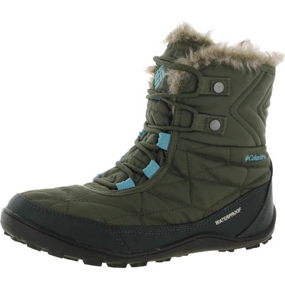 

Женские зеленые зимние и зимние ботинки Columbia Minx Shorty III, ширина 8,5 (C,D,W) 9609, Nori/pacific rim