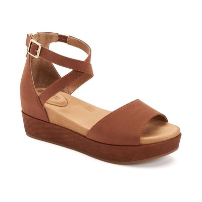 

Giani Bernini Женские сандалии на танкетке с эффектом памяти Ellenaa BHFO 9146, Cognac, Ellenaa
