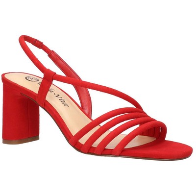 

Женские замшевые сандалии без шнуровки Bella Vita Zariah BHFO 9555, Red kidsuede leather, Zariah