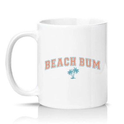 Beach Bum Unisex 11oz Ceramic Mug Tropical Summer Holiday Gift