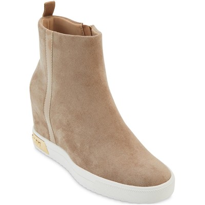 

DKNY Женские модные кроссовки Cali Wedge Taupe 9 Medium (B,M) BHFO 0563, Patent pu taupe, Cali Wedge
