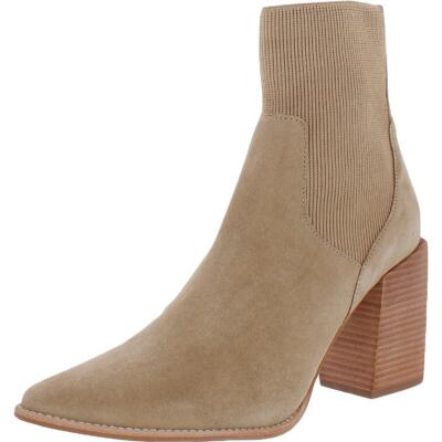 

Женские светло-коричневые замшевые ботильоны Steve Madden 8, средние (B,M) BHFO 7785, Tan suede