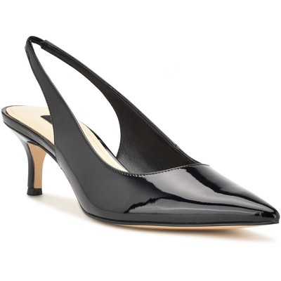 

Женские лакированные туфли-лодочки Nine West Nataly с острым носком BHFO 7164, Черный, Nataly