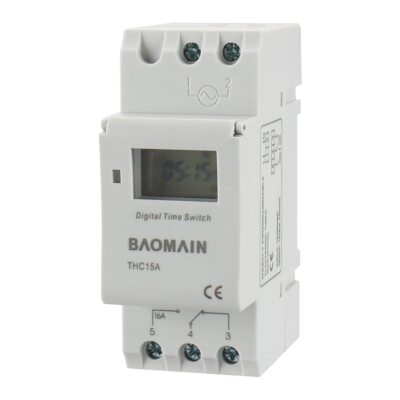 THC15A DC/AC 12V Digital LCD Power Programmable Timer Switch Relay 16A Amp