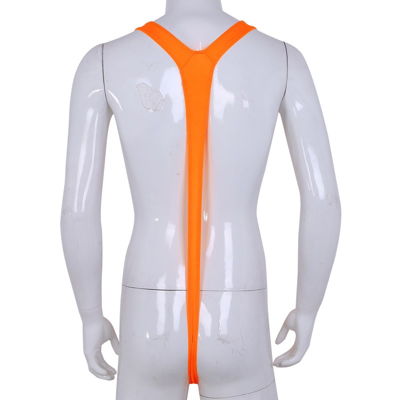Men's Sexy Mankini Bodysuit Leotard Suspender Underwear Thong One Piece