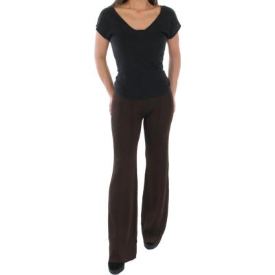 

Женские широкие эластичные леггинсы в рубчик Remain BHFO 0681, Slate brown, RM914