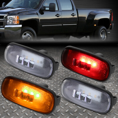 ДЛЯ ГРУЗОВИКА DODGE RAM 03-09 4X С ДВОЙНЫМ БОРТОВЫМ КРЫЛОМ СВЕТОДИОДНЫЙ ГАБАРИТНЫЙ ФОНАРЬ КАБИНЫ ПРОЗРАЧНЫЙ