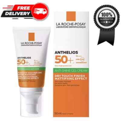 New 50ml La Roche-Posay Anthelios SPF50+ ANTI-SHINE GEL-CREAM for Oily Skin