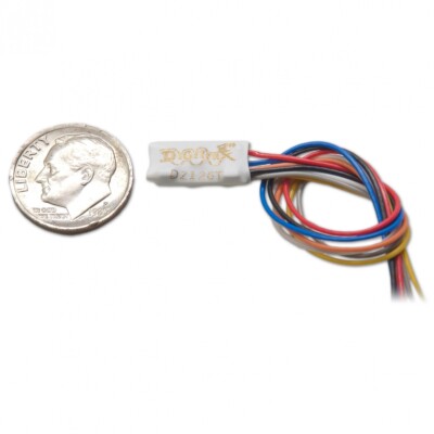 Digitrax DZ126T 1 Amp 2 Function HO/N/Z DCC Decoder - Tiny Wired w/ Back EMF