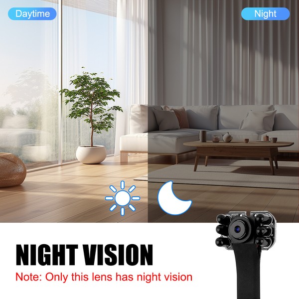 1080P HD Wireless Mini WIFI Camera Hidden Nanny Security Spy DIY Screw DVR Cam - Image 7