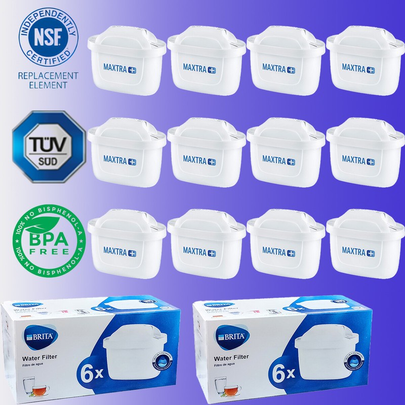 12 StÃ¼Ck Brita Maxtra+ Plus Wasserfilterkanne Ersatzkartuschen NachfÃ¼Llpackungen