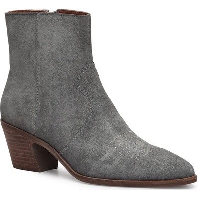 Женские ботильоны из серой замши Lucky Brand GODDIY Boots 9 Medium (B,M) BHFO 2527