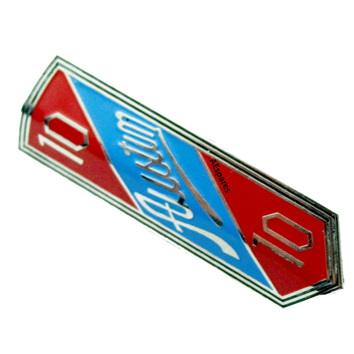 Badge Emblem Metal & Enamel For Early Vintage Austin 10 Cars  