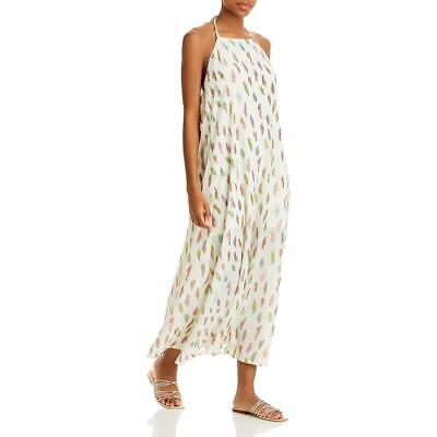 PQ Swim Womens Chantel Metallic Halter Beachwear Cover-Up BHFO 7221