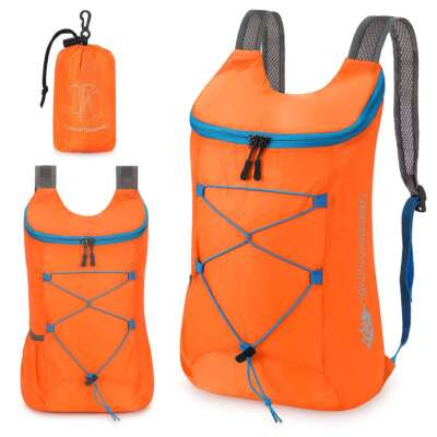 Durable Lightweight Packable Backpack Water Resistant Travel Daypack Foldable
