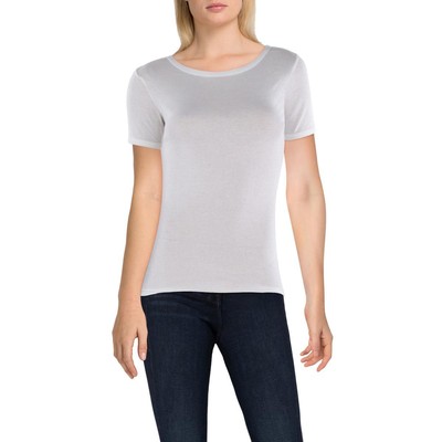 Женский белый однотонный легкий пуловер Vince Top Shirt XS BHFO 0696
