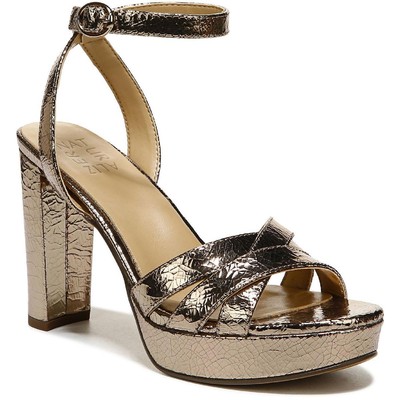 Женские туфли Naturalizer Mallory Gold из натуральной кожи на каблуке 7,5 см (B,M) BHFO 2217
