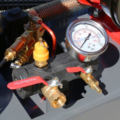 XtremepowerUS 30 Gallon Air Compressor 13HP Gas Drive Truck Mounted Gas Engine